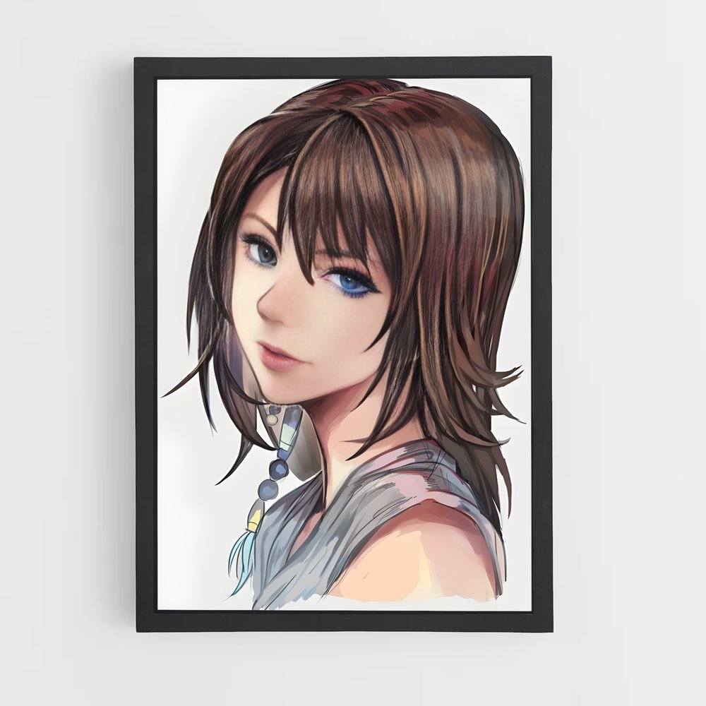 Poster Yuna, L'Esprit de la Lumière – affiche Final Fantasy (vue 2)